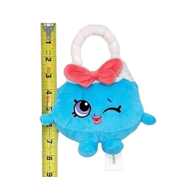 Shopkins Plush Lot of 2 Harriet Purse Taco Terrie Character Winking Mustache - Picture 9 of 15